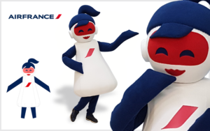 Mascotte sur-mesure Air France
