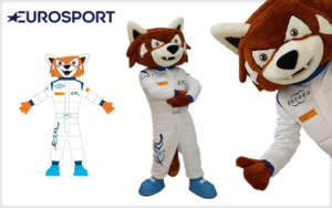 Mascotte sur-mesure Eurosport