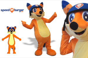 Mascotte sur-mesure Speed Burger